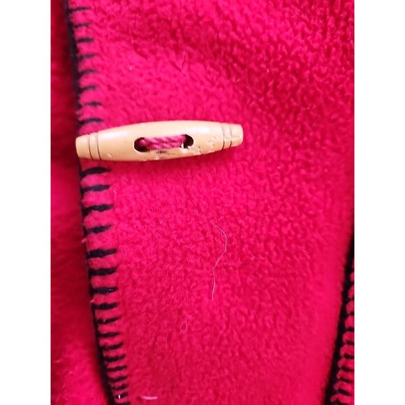 Vntg. Disney Store Pooh Bear Shawl Collar Fleece Jacket - Picture 6 of 11